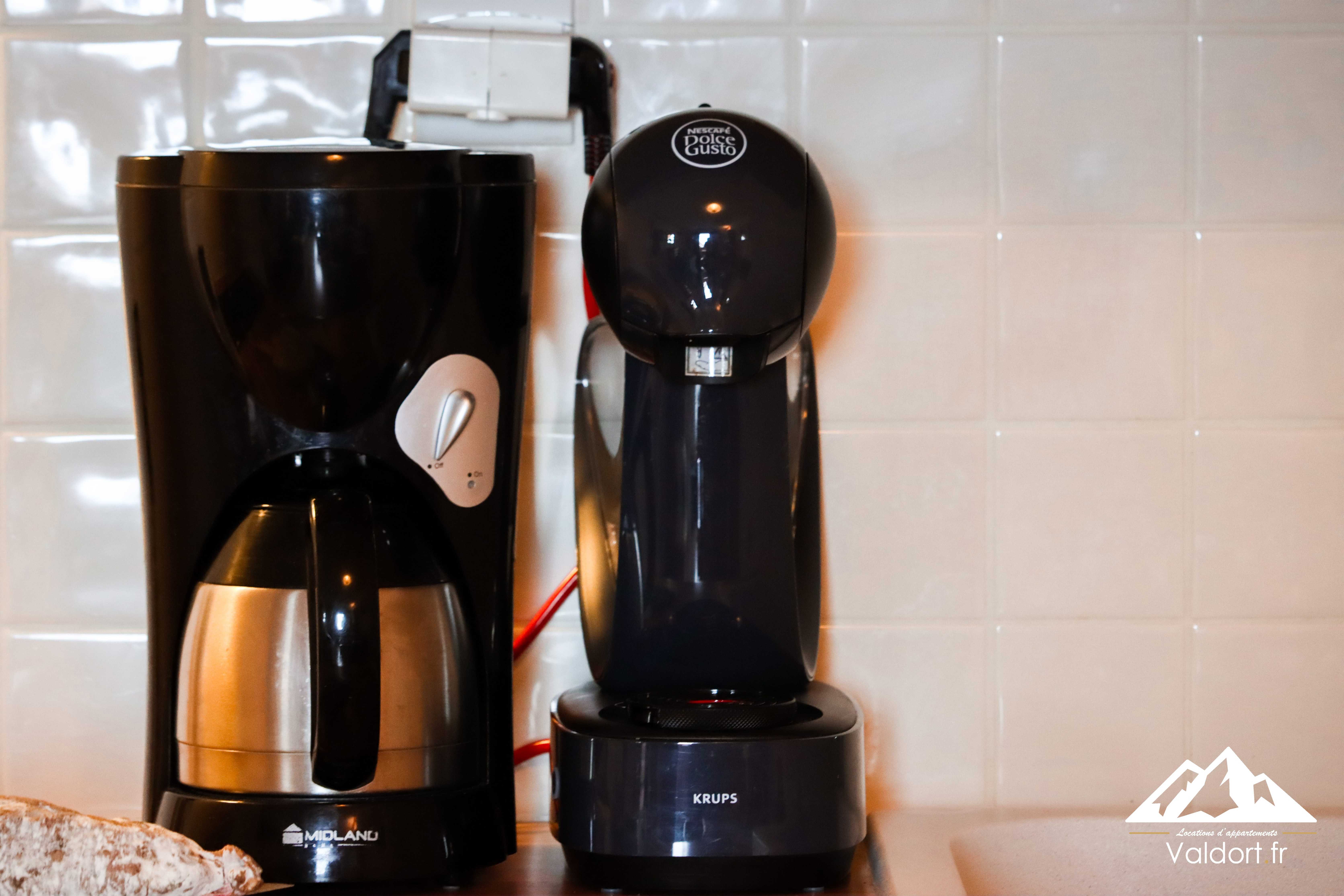 Cafetière de l'appartement