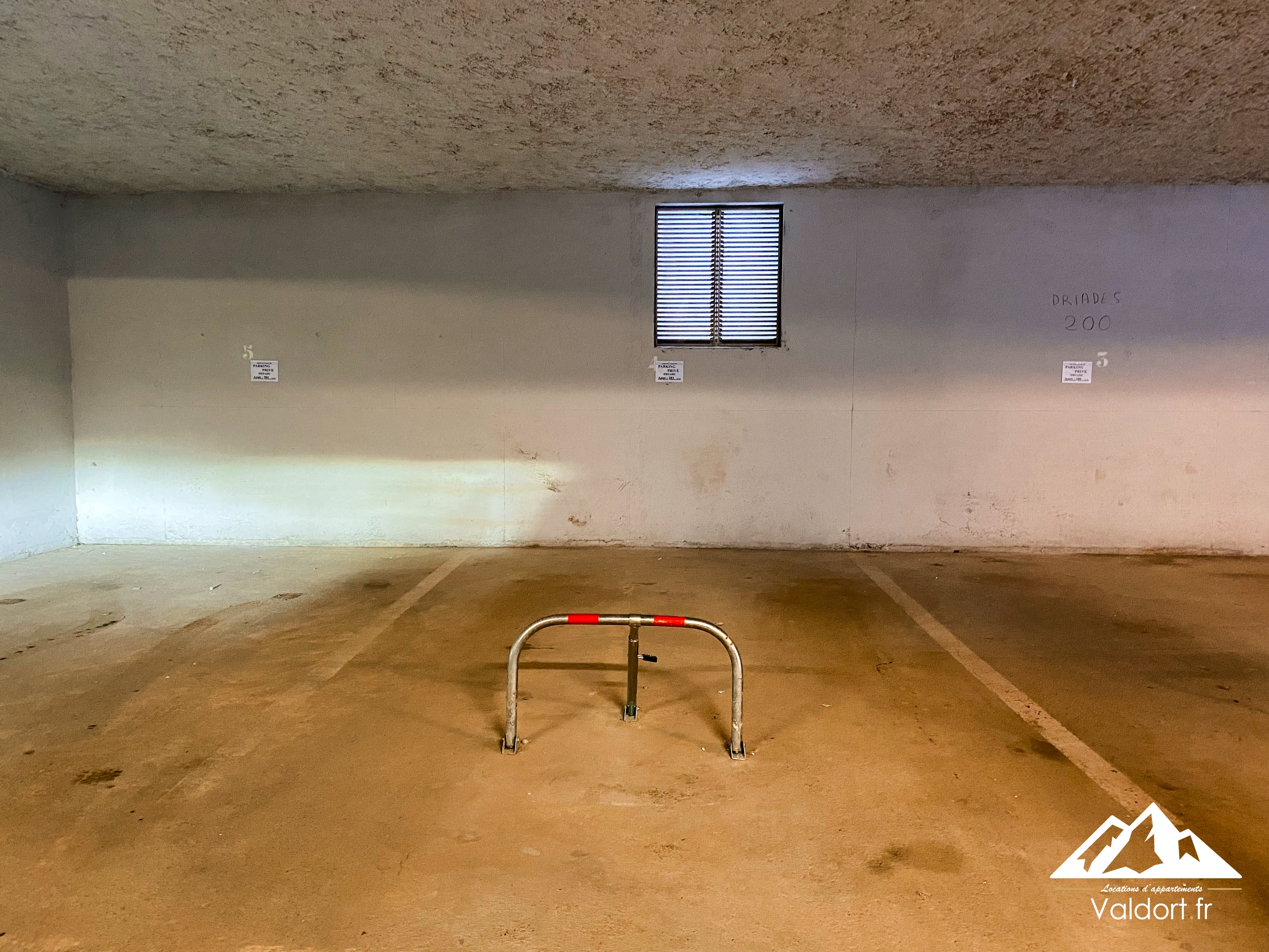 Garage de l'appartement